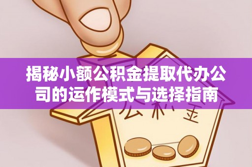 百色揭秘小额公积金提取代办公司的运作模式与选择指南