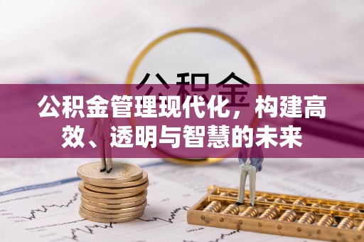 百色公积金管理现代化，构建高效、透明与智慧的未来